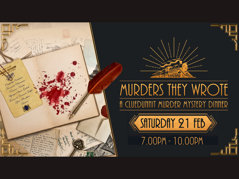 Cluedunnit Murders They Wrote - Murder Mystery Dinner